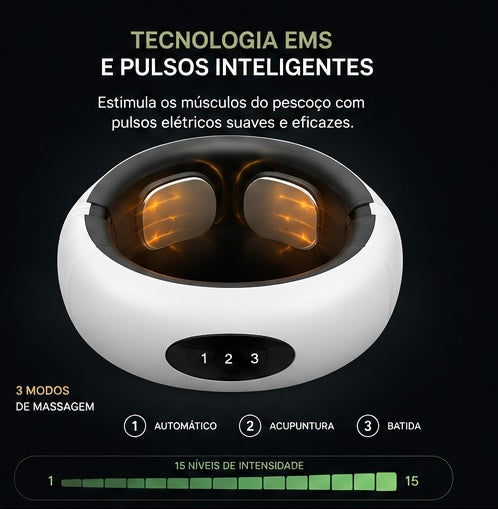 Massageador de pescoço inteligente